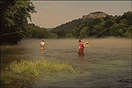 Fly fishing on the Little Red River