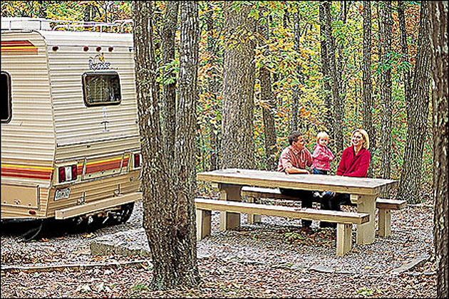 Camping At Mount Magazine State Park