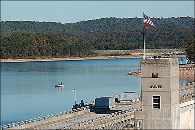 Dam on Beaver Lake